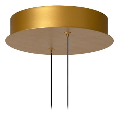 Lucide SLALOM - Pendant light - LED Dim. - CCT - 1x80W 2200K/4000K - Cream - Premium